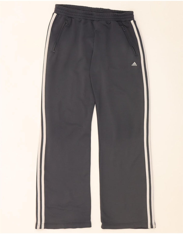 Pantaloni de trening Adidas pentru femei UK 16, mare, gri, poliester