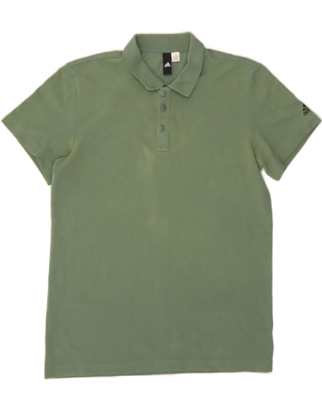 ADIDAS Mens Polo Shirt Medium Green Vintage Adidas and Second-Hand Adidas from Messina Hembry 