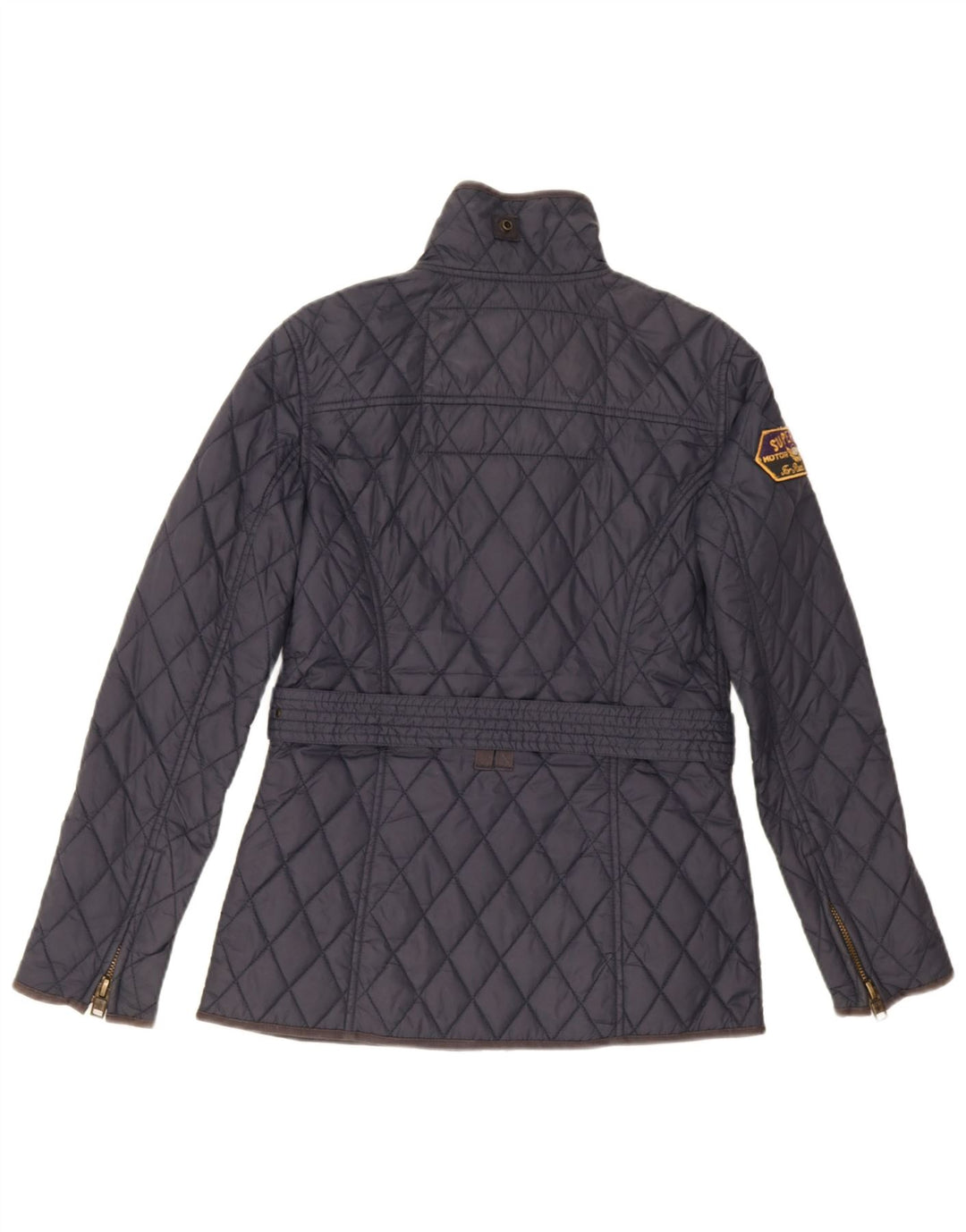 Jachetă matlasată Superdry pentru femei UK 12 Medium Navy Blue Marine