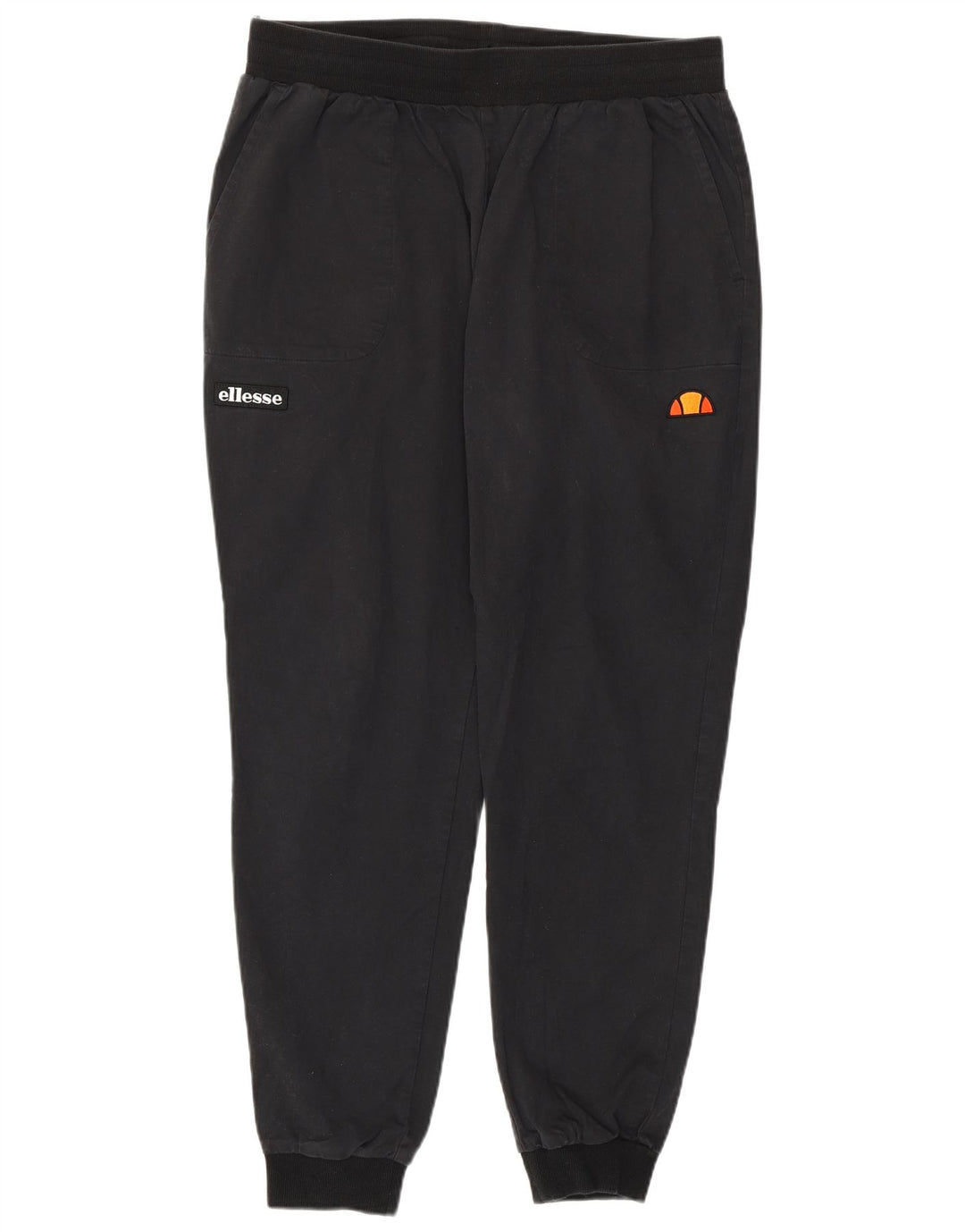 Pantaloni de trening grafic pentru femei ELLESSE Pantaloni de jogging UK 16 Large Black