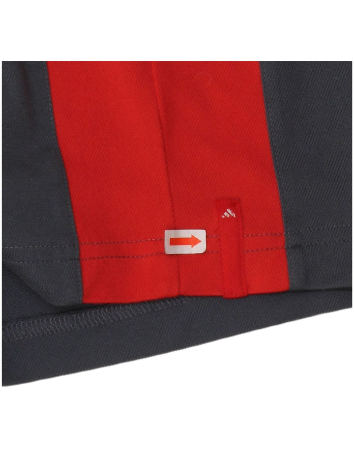 Tricou pentru bărbați ADIDAS Top mic, gri, poliester color bloc