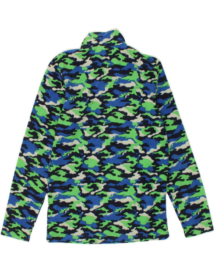 MOUNTAIN WAREHOUSE Boys Fleece Jumper 11-12 Years Multicoloured Camouflage Vintage Mountain Warehouse and Second-Hand Mountain Warehouse from Messina Hembry 