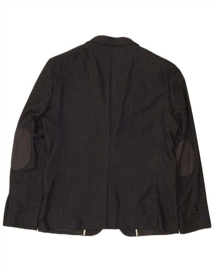Blazer pentru bărbați Zara cu 2 nasturi EU 54 XL Negru