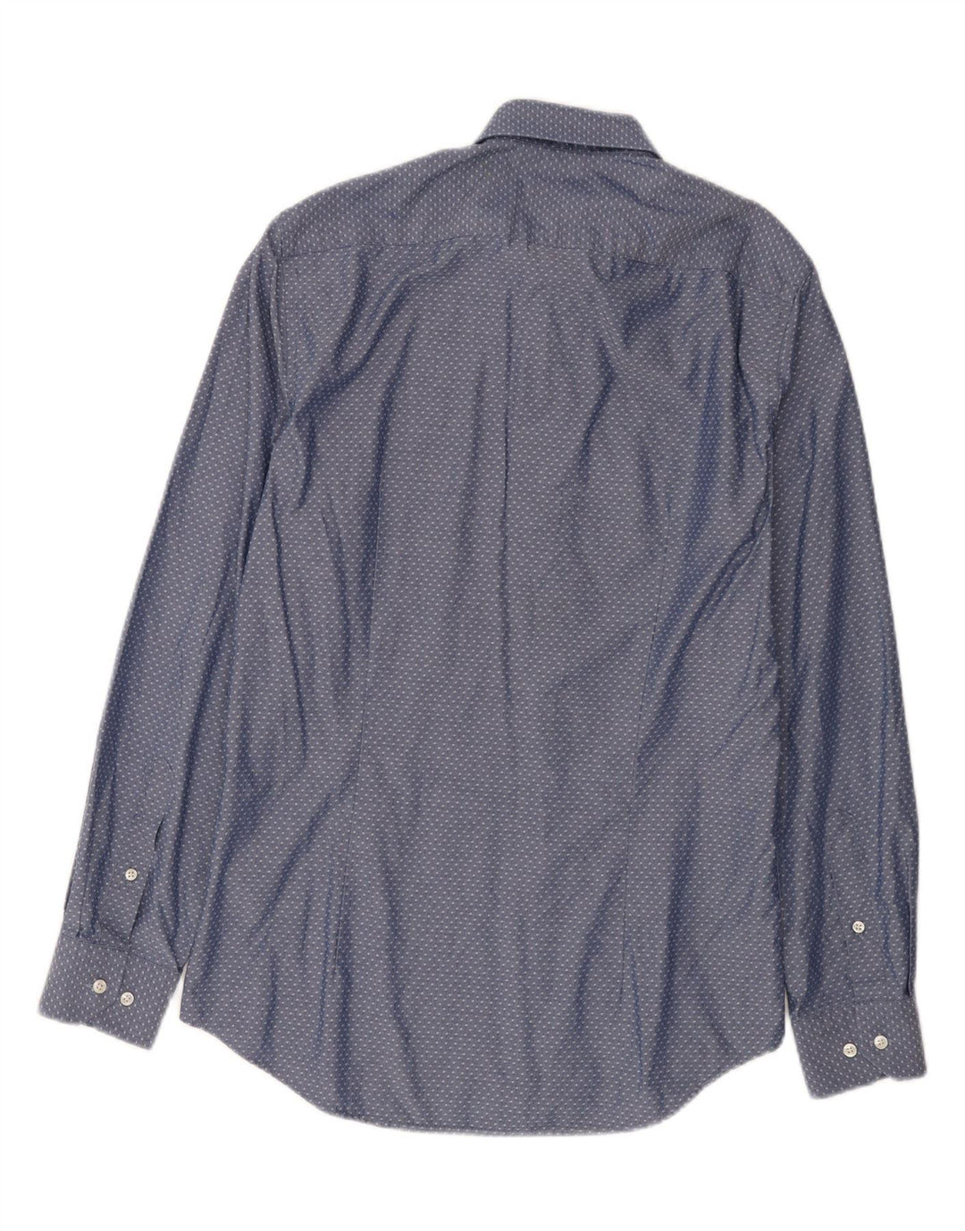 Cămașă croită pentru bărbați Tommy Hilfiger Mărimea 40 15 3/4 Medium Blue Spotted