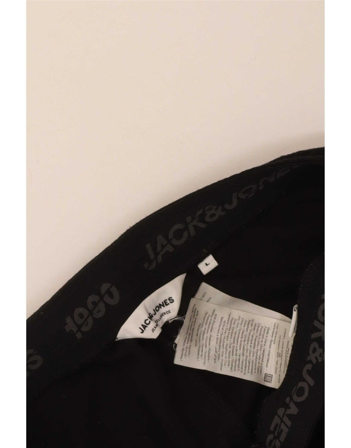 Jack & Jones Pantaloni de trening pentru bărbați Pantaloni de jogging Mari Poliester negru