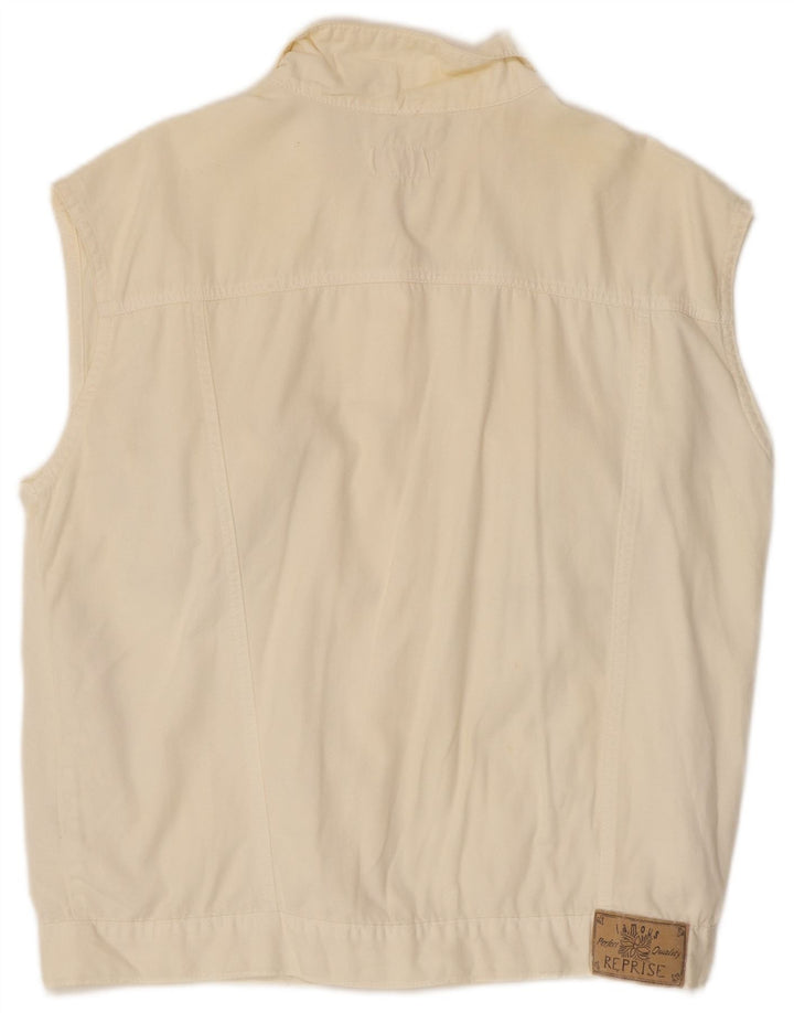 Gilet de blugi pentru femei Reprise UK 16 Large Off White