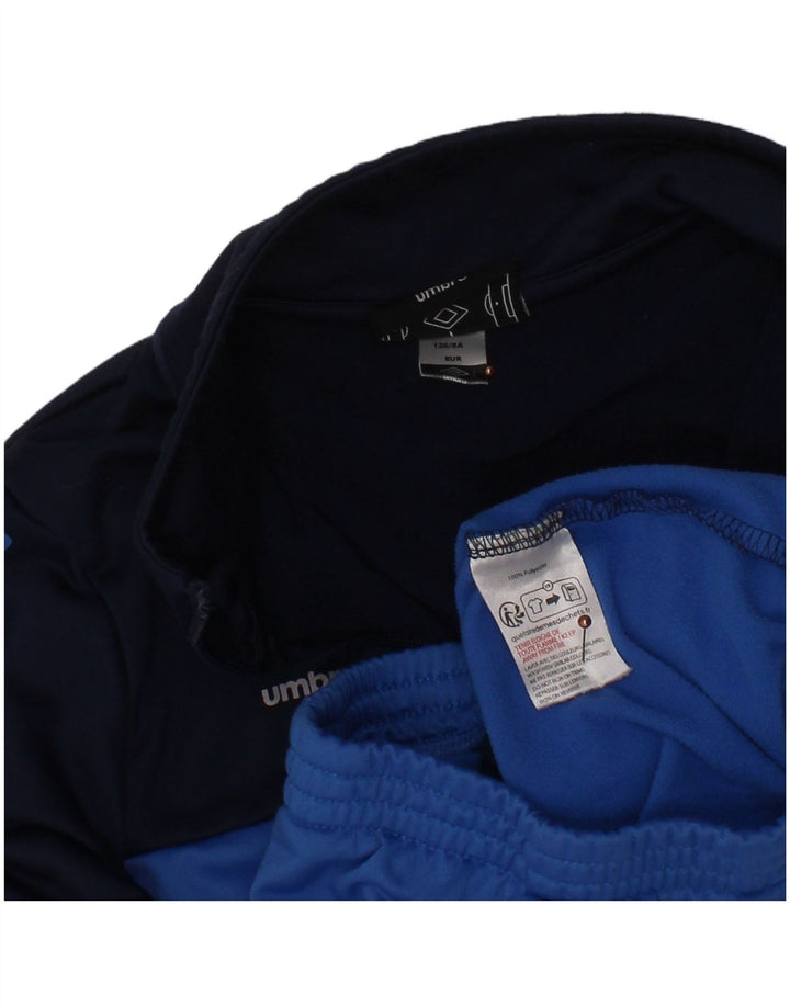 UMBRO Jachetă de trening grafică pentru băieți 7-8 ani, albastru bleumarin, color block