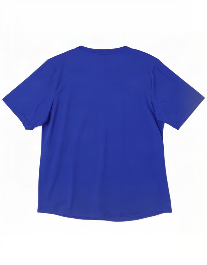 Tricou Adidas Climalite pentru bărbați Top XL poliester albastru