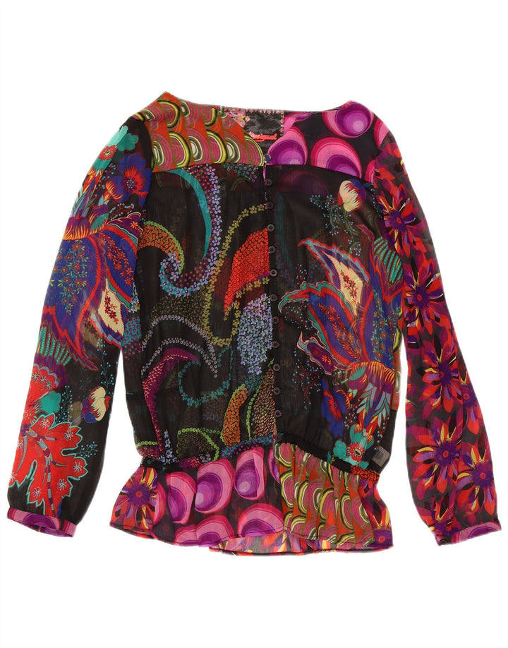 Bluză Desigual pentru femei cu model abstract, UK 18 XL, multicolor