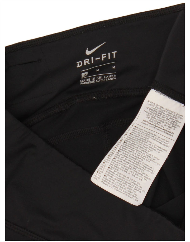 Leggings Dri Fit NIKE pentru femei UK 12 Poliester mediu negru
