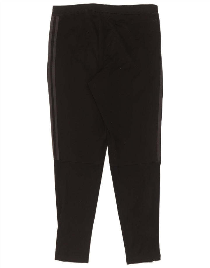 Pantaloni de trening Adidas Climalite pentru bărbați, poliester mediu negru