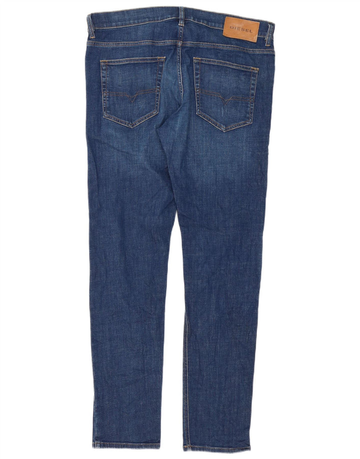Blugi D-Luster Stretch Slim pentru bărbați Diesel W34 L32 Bumbac albastru