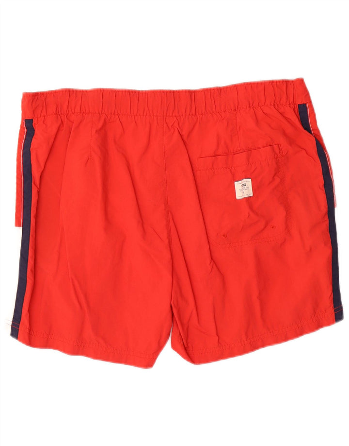 Pantaloni scurți de înot grafic pentru bărbați Tommy Hilfiger, roșii mari