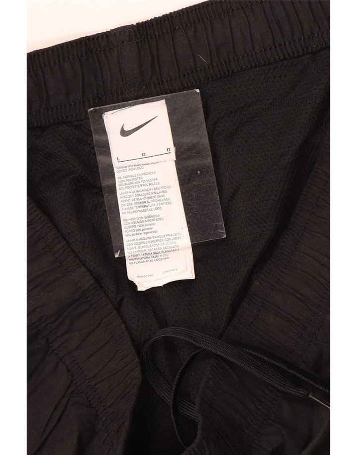 Pantaloni scurți sport Nike pentru bărbați, mari, negru, poliester