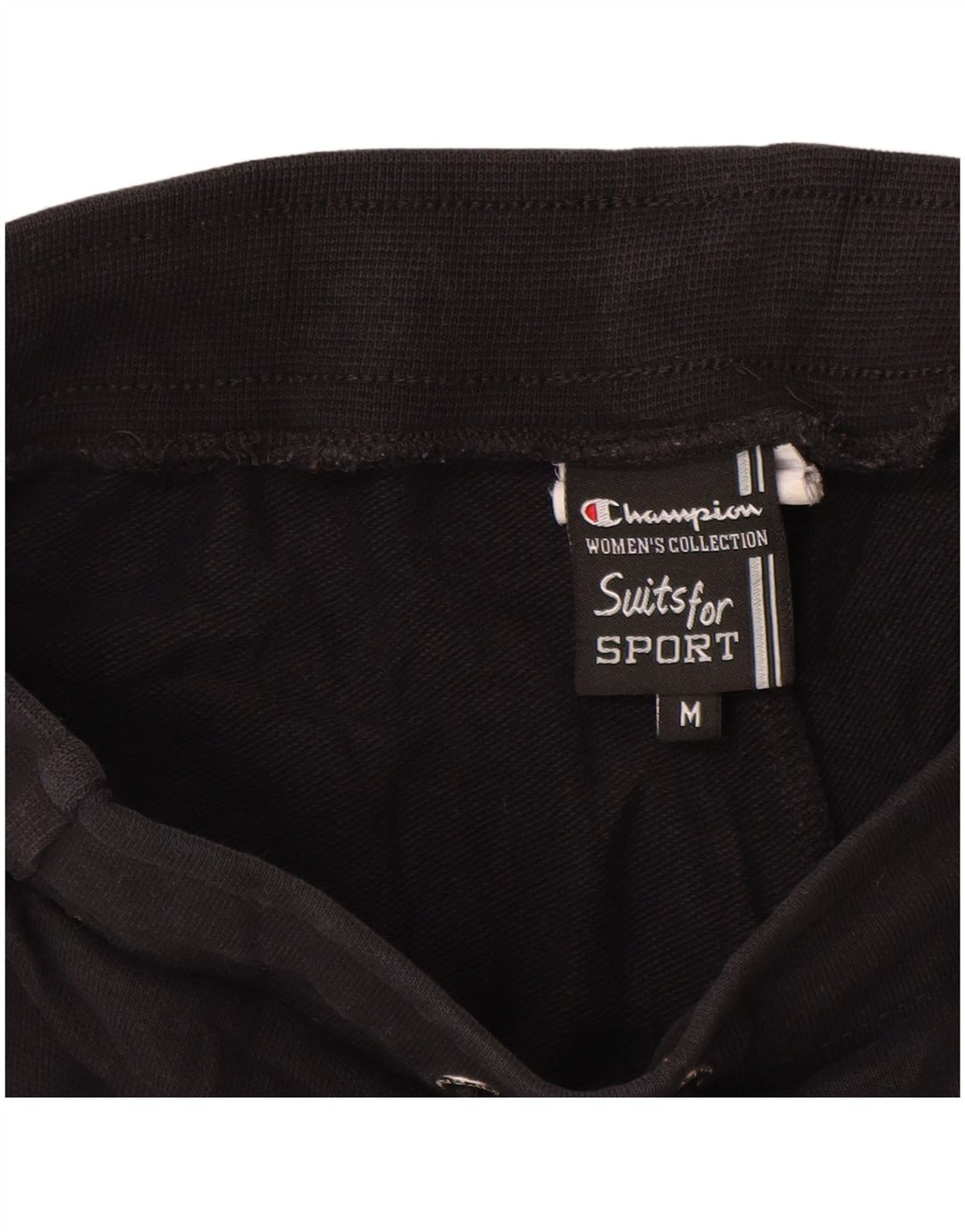 Pantaloni de trening Champion pentru femei UK 12 Medium Black Bumbac