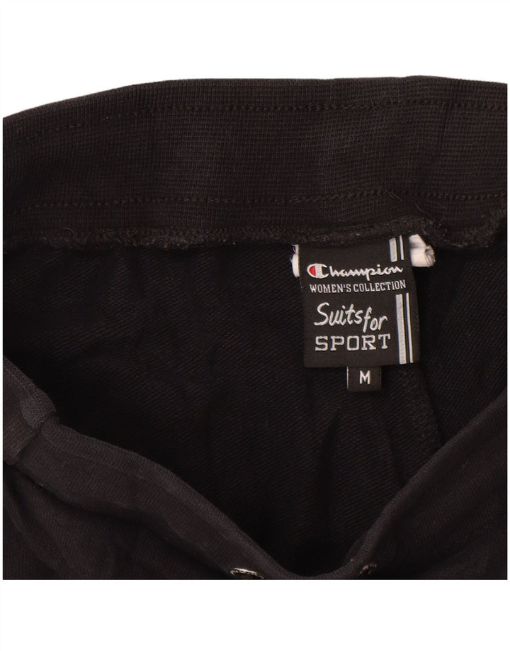 Pantaloni de trening Champion pentru femei UK 12 Medium Black Bumbac