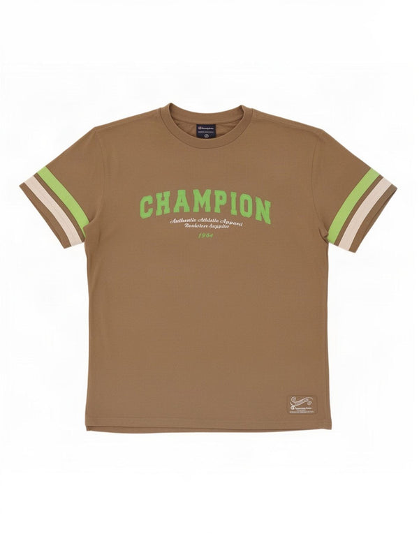 Tricou grafic Champion pentru femei Top UK 12 Medium Brown Bumbac