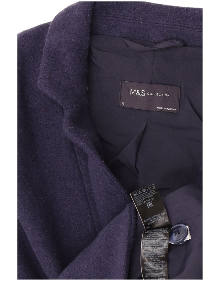 Jachetă pentru femei Marks & Spencer cu 2 nasturi, UK 12, bleumarin mediu
