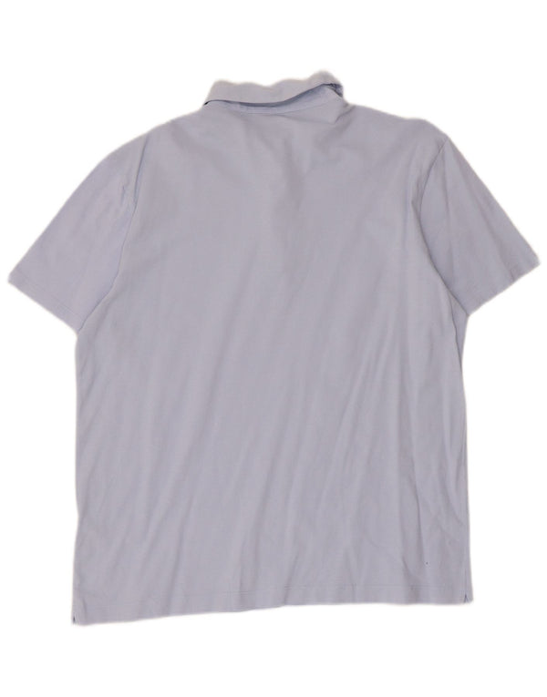 Tricou polo Massimo Dutti pentru bărbați, mare, albastru, bumbac