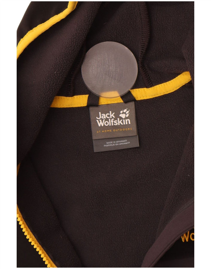 Jack Wolfskin Jachetă Bomber cu grafică pentru băieți 13-14 ani, gri Colorblock