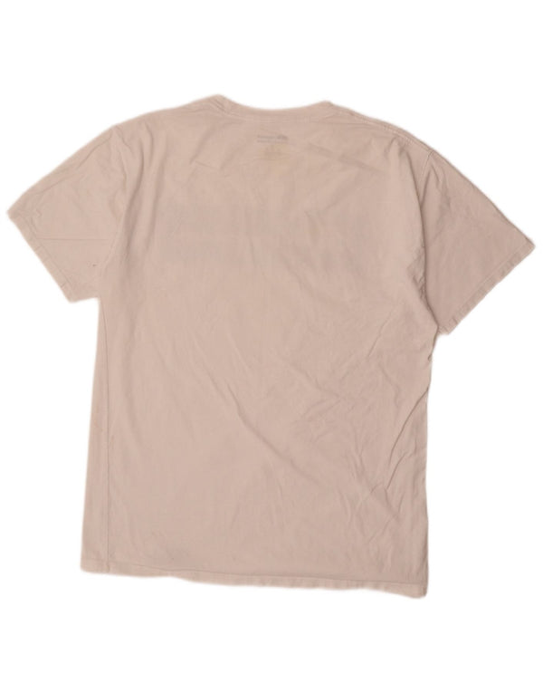 Tricou grafic pentru bărbați Champion Top Medium White Bumbac