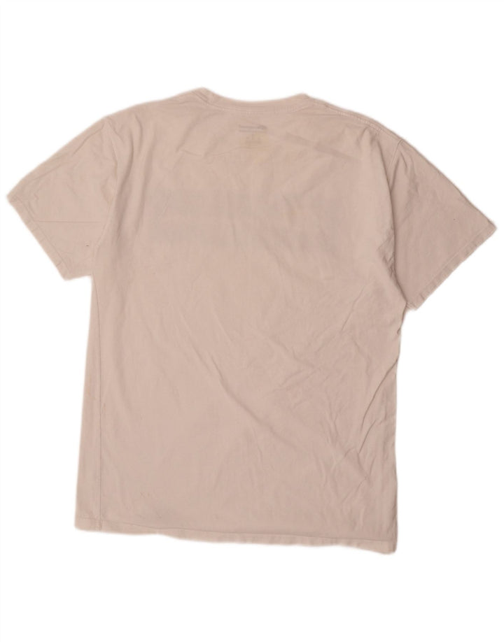 Tricou grafic pentru bărbați Champion Top Medium White Bumbac