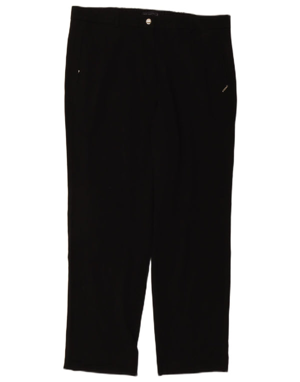 Pantaloni chino drepti pentru femei Marks & Spencer UK 16 Large W34 L28 Negru