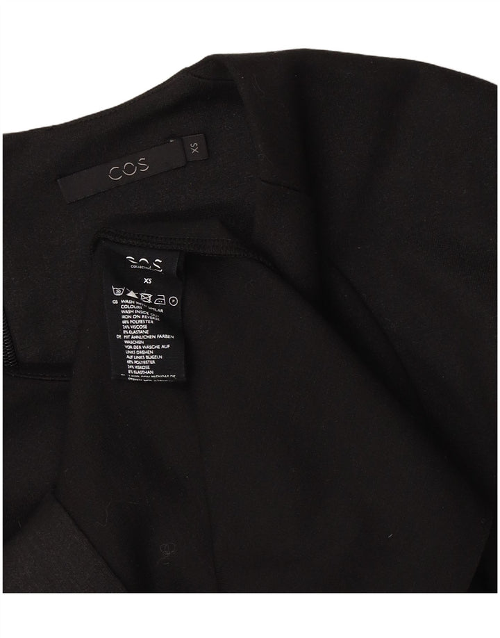 Rochie Cos pentru femei cu mânecă lungă, UK 6 XS, poliester negru