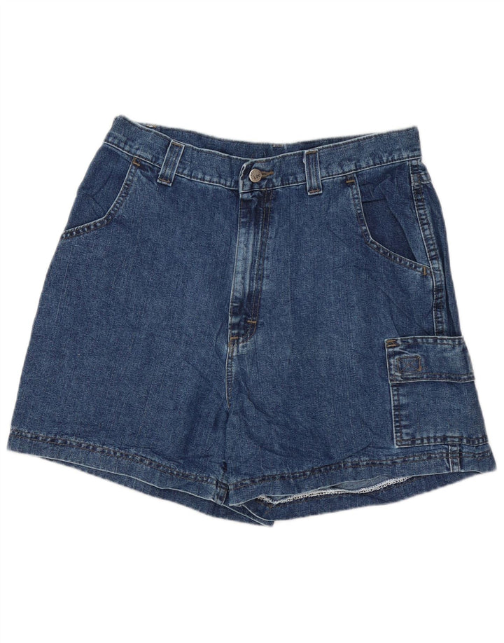 Pantaloni scurți din denim cargo cu talie înaltă Lee W32 Large Blue