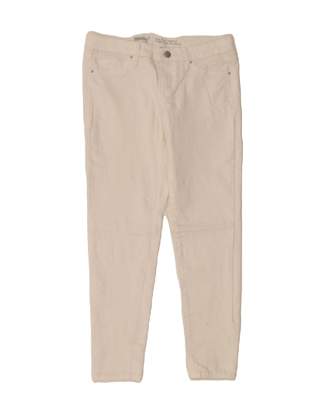 MOSSIMO Womens Mid Rise Jegging Jeans US 4 Small W29 L27 White Cotton Vintage Mossimo and Second-Hand Mossimo from Messina Hembry 