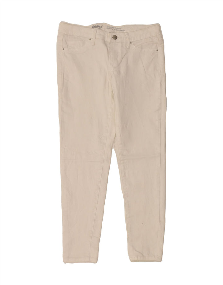 MOSSIMO Womens Mid Rise Jegging Jeans US 4 Small W29 L27 White Cotton Vintage Mossimo and Second-Hand Mossimo from Messina Hembry 