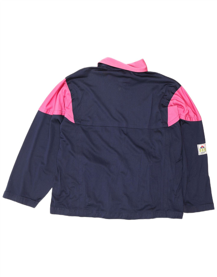 SERGIO TACCHINI Jachetă de trening grafică pentru bărbați, mică, bleumarin