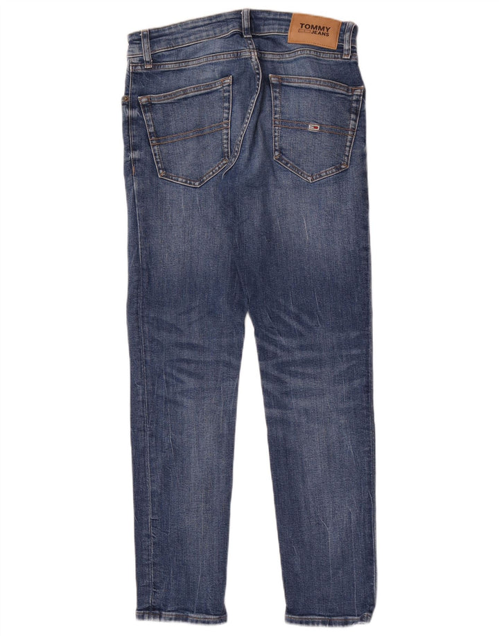 Blugi slim pentru bărbați Tommy Hilfiger W27 L30 bumbac albastru