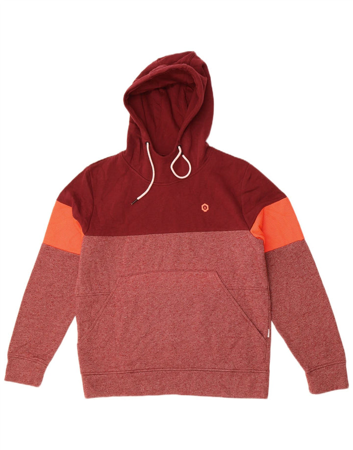 Pulover Jack & Jones pentru bărbați, din poliester la bloc de culoare, mediu Burgundy