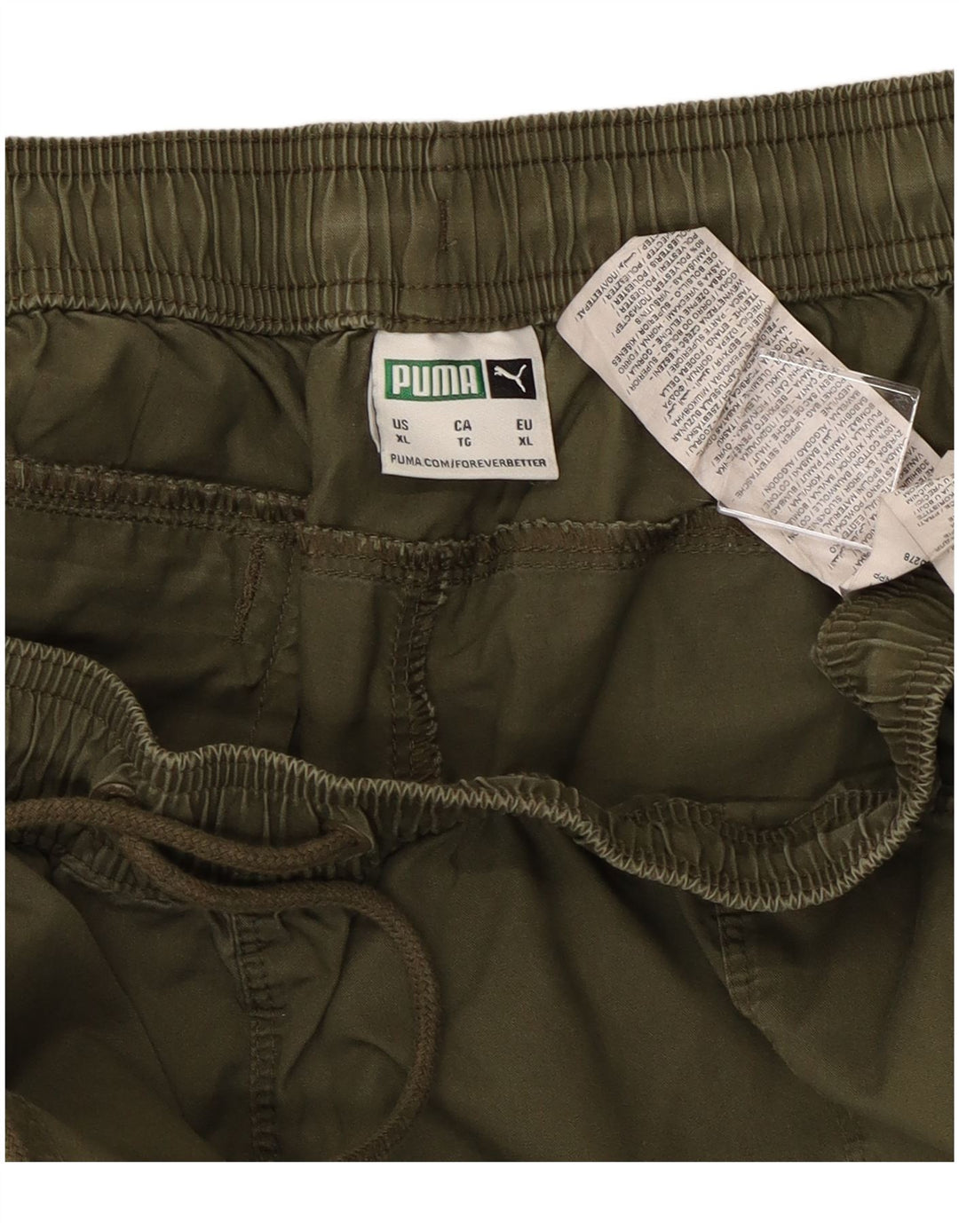 Pantaloni cargo PUMA pentru bărbați, XL W38 L28, bumbac kaki