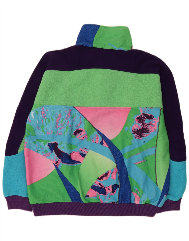 Pulover Colmar pentru bărbați, cu gât cu nasturi, fleece, XL, albastru