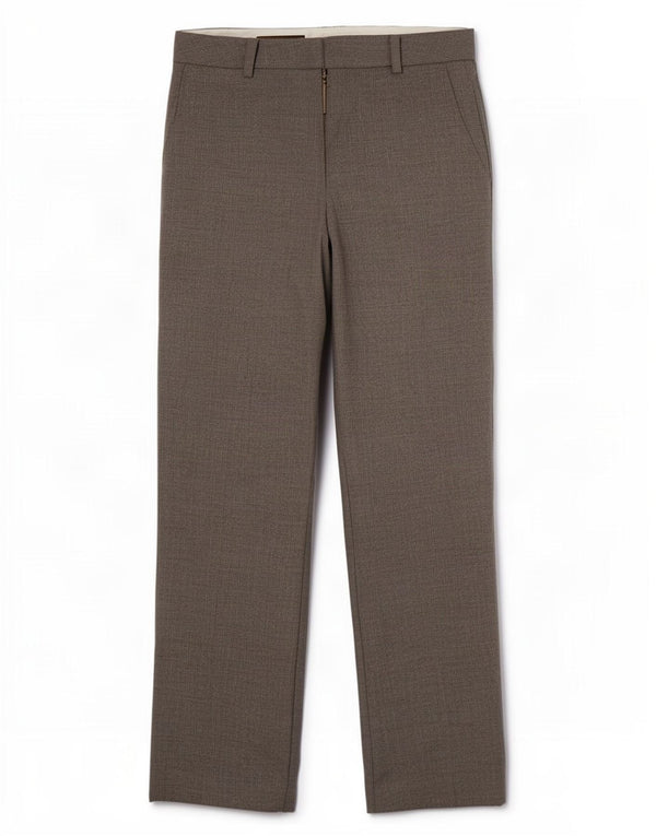 Pantaloni de costum drepți pentru femei Brooks Brothers US 6 Medium W30 L30 Lână gri