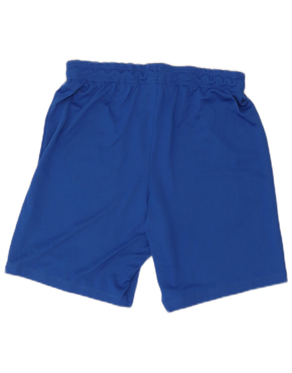 Pantaloni scurți sport Nike Dri Fit pentru femei UK 14 Poliester albastru mediu