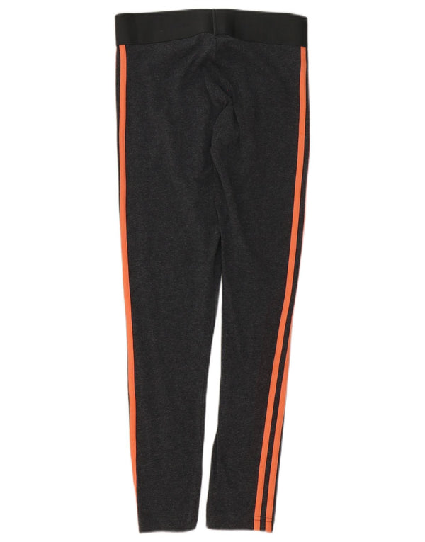 Leggings pentru femei Adidas UK 4/6 XS bumbac gri
