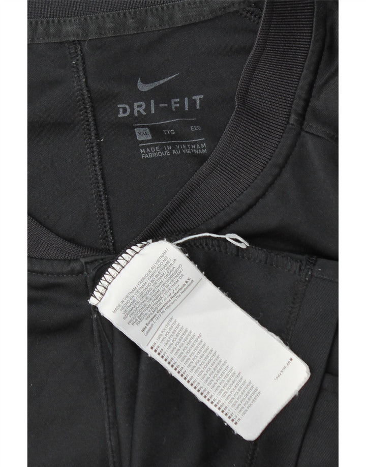 Tricou pentru bărbați Nike Dri Fit Top 2XL poliester negru