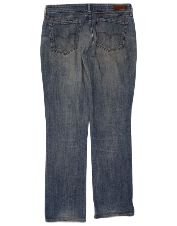 Blugi drepti pentru femei Levi's US 10 Large W32 L30 Blue Bumbac