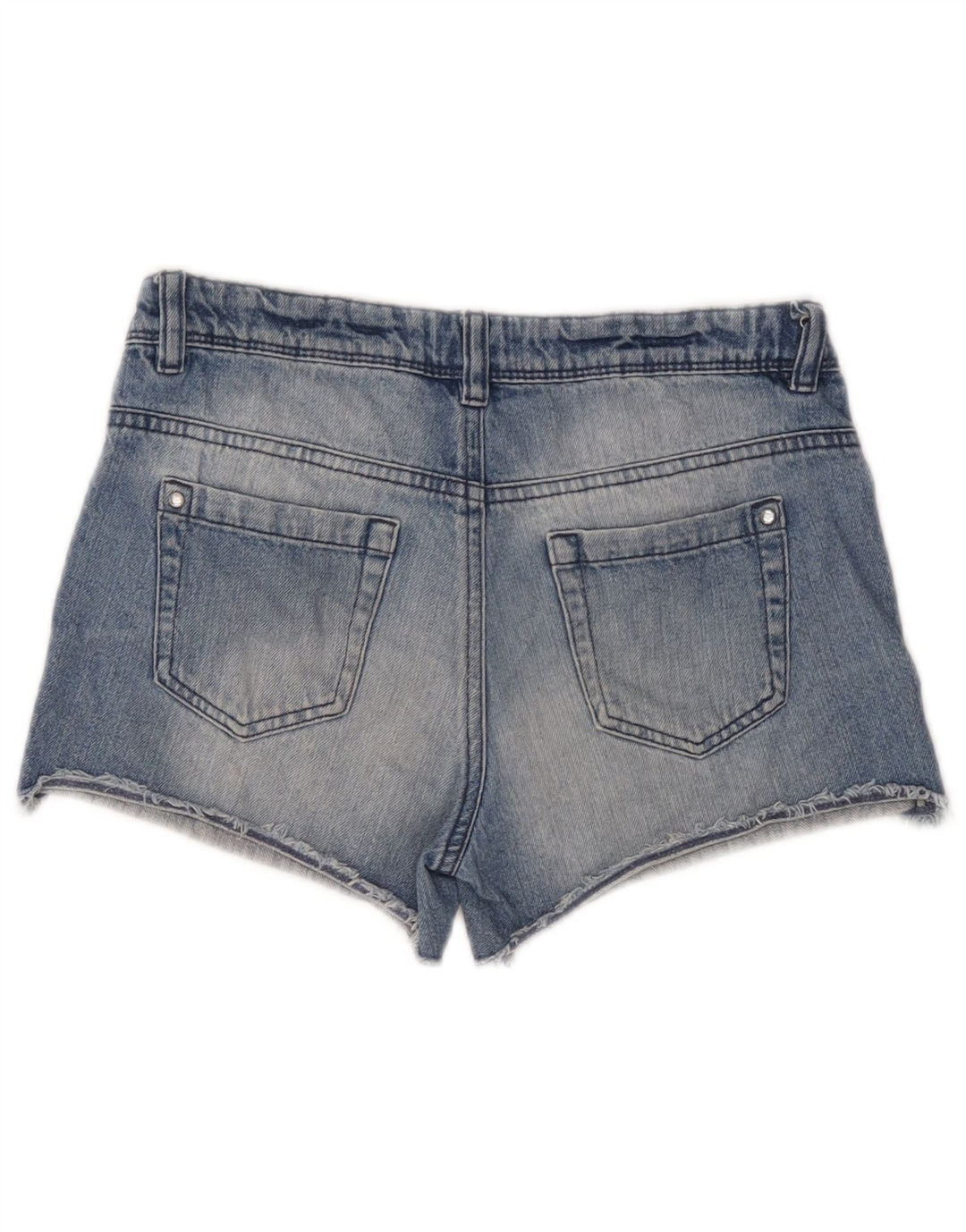 Pantaloni scurți din denim pentru femei Benetton W26 Small Blue