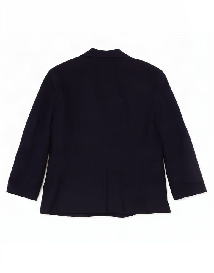 Jachetă pentru femei Marks & Spencer cu mâneci 3/4, UK 14, mare, bleumarin