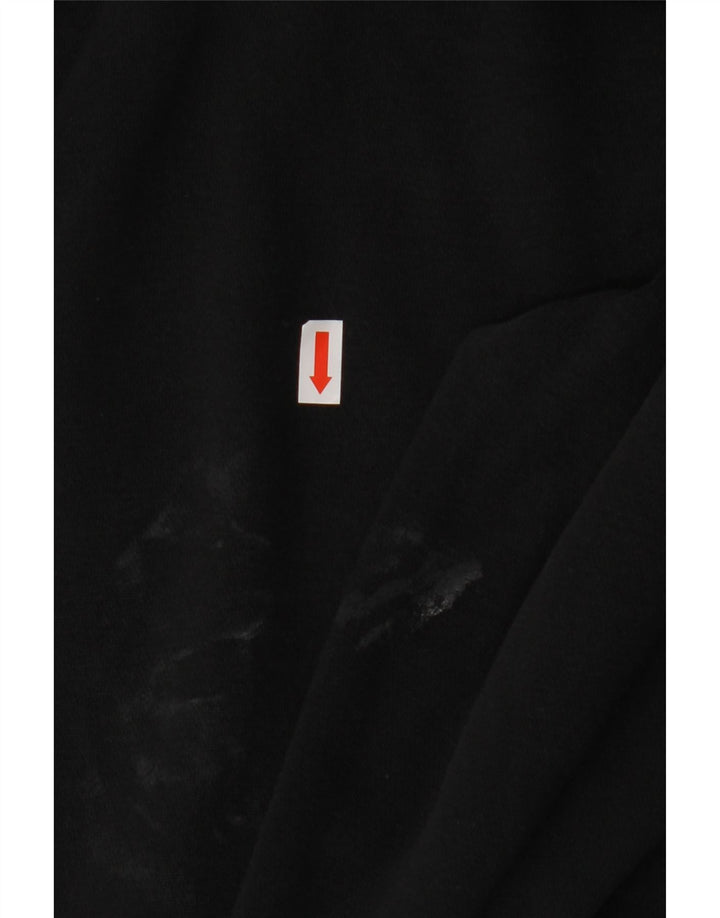 Pulover supradimensionat NIKE pentru femei, UK 14, bumbac mediu negru