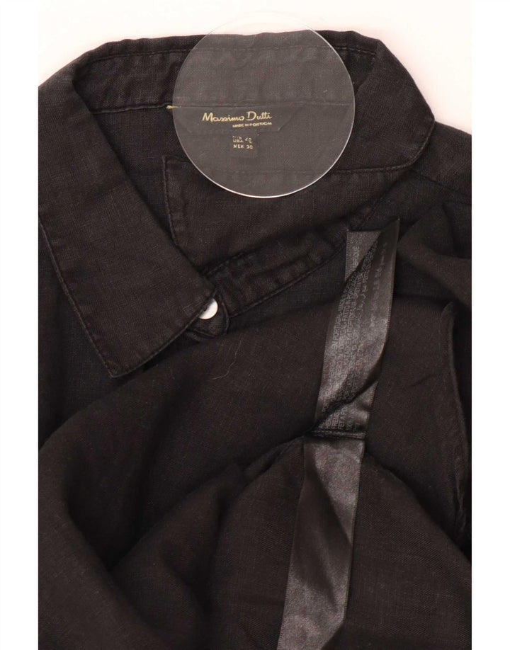 Cămașă Massimo Dutti Femei EU 40 Medium Negru In