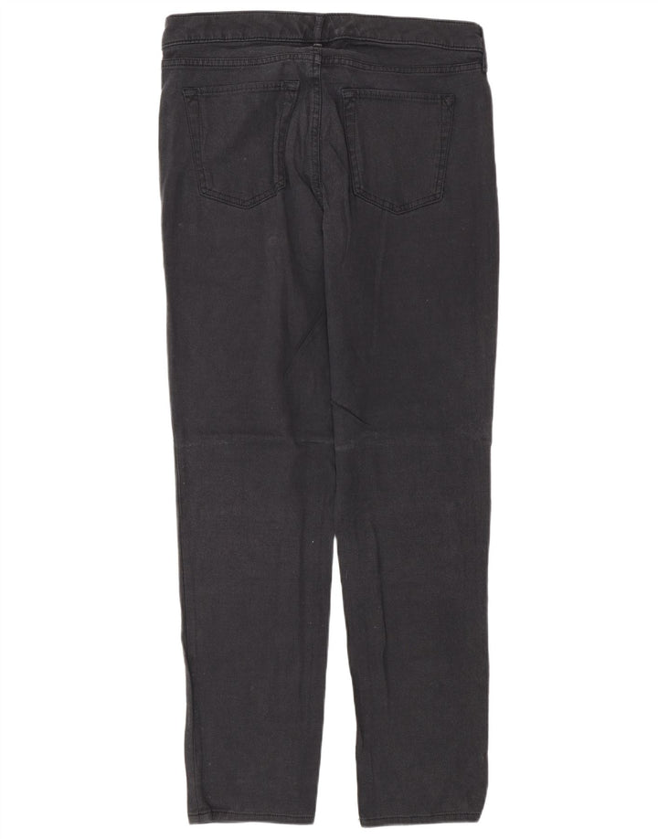 Eddie Bauer Blugi subțiri ușor curbat pentru femei US 8 Medium W30 L32 Negri