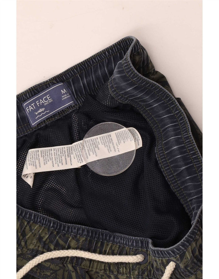 Pantaloni scurți de înot pentru bărbați Fat Face Poliester floral verde mediu