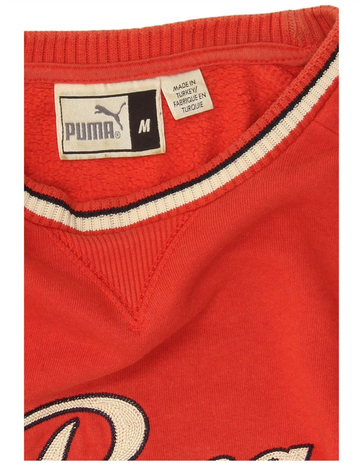 Hanorac grafic pentru bărbați Puma Jumper Bumbac Roșu Mediu
