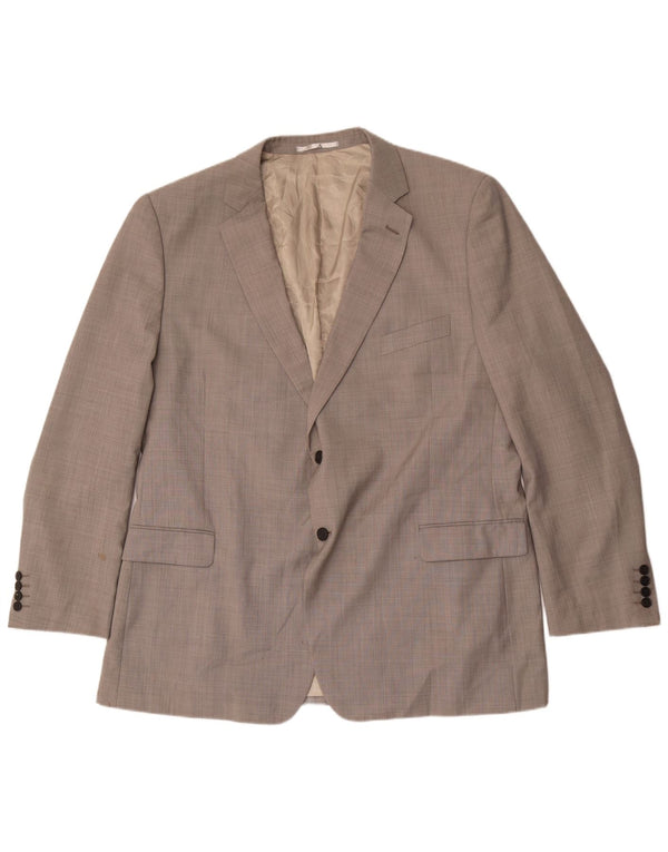 Marks & Spencer jachetă pentru bărbați cu 2 nasturi, UK 48 2XL, lână gri