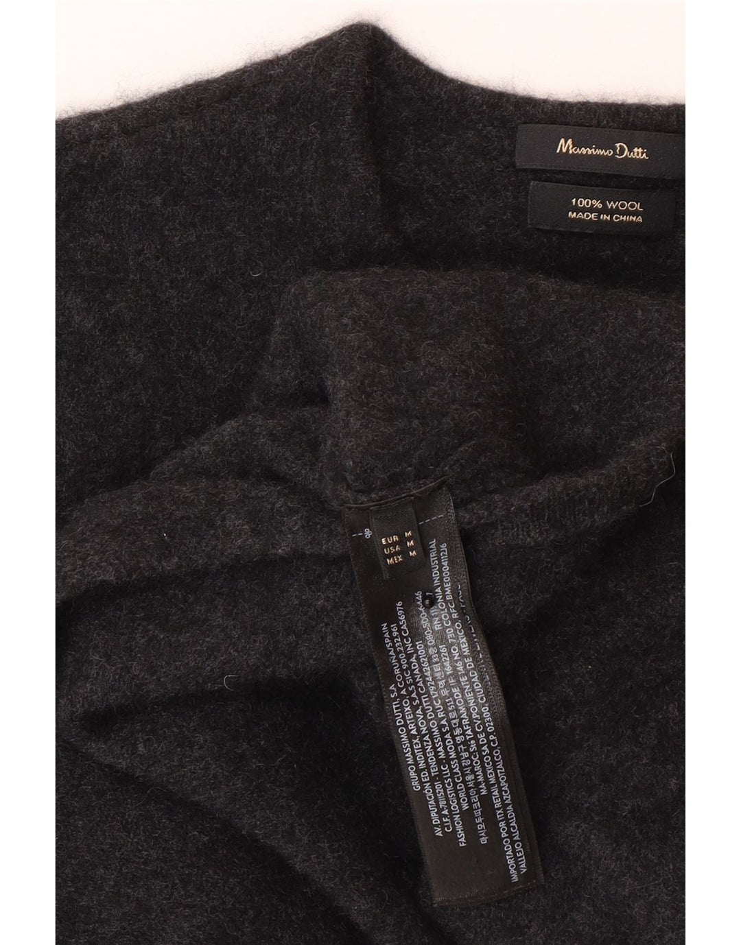 Pulover cardigan crop Massimo Dutti pentru femei UK 12 Lână gri mediu